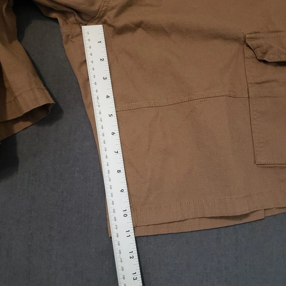 Monument Shorts Mens 36 Khaki Flex Tech‎ Cargo Stretch Performance